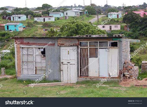 Shanty House In Informal Settlement, Nemato Township, Eastern Cape, South Africa Stock Photo ...