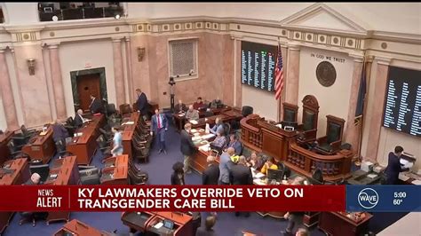 Ky General Assembly Overrides Veto Of Anti Trans Legislation Youtube