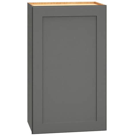 18 X 30 Wall Cabinet With Single Door In Omni Graphite Mantra Cabinets