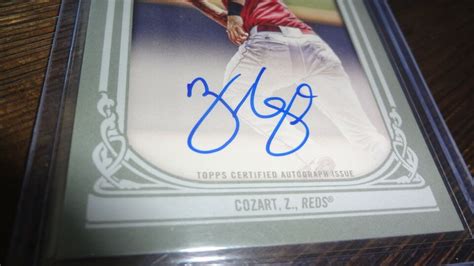 Topps Gypsy Queen Zack Cozart Autographed Baseball Card Ebay