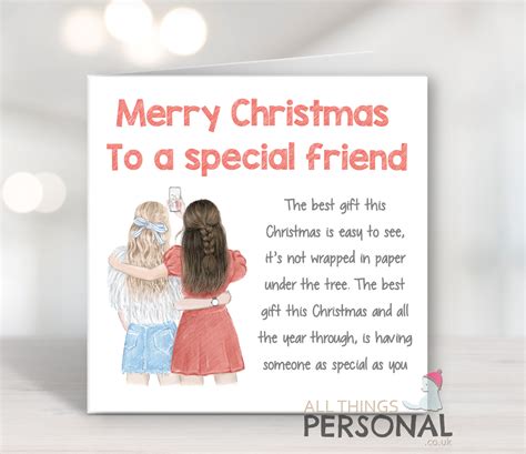 Special Friend Christmas Card Christmas Card Messages Beautiful Christmas Cards Christmas Cards