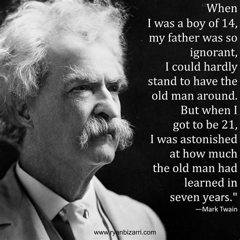 In Anticipation Of Father S Day This Sunday Here S A Quoteoftheday From Mark Twain Happy