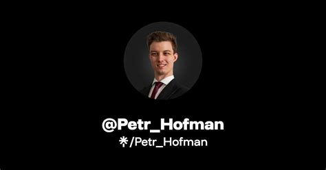 Petr Hofman Instagram Linktree