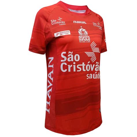 Camisa Osasco Voleibol Feminina Sn Vermelha Nakal