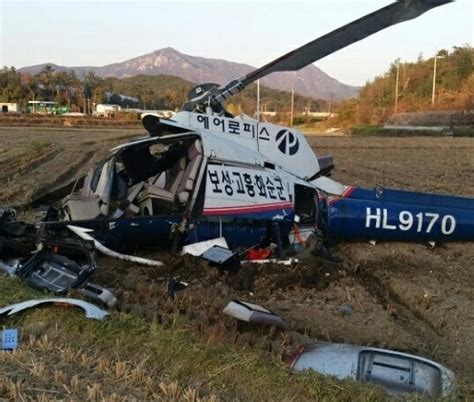 산불감시용 민간헬기 추락 60대 조종사 숨져