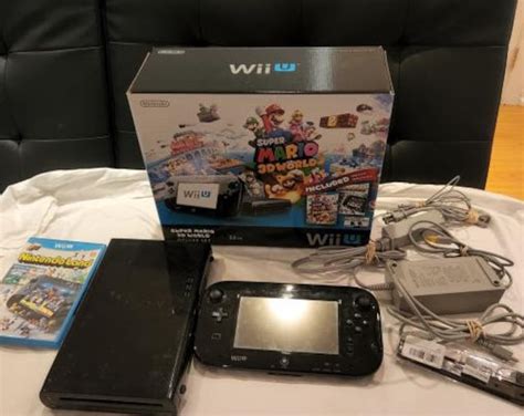 Nintendo Wii U 32 GB Super Mario 3D World Deluxe Set In Box W Hyrule