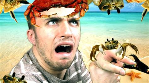 Youtube Star Squeezie Voit Des Crabes Partout Minute Papillon