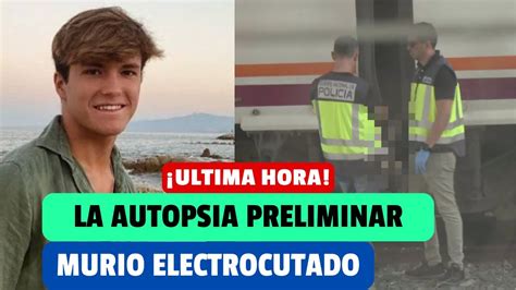 La Autopsia Preliminar Revela Que Lvaro Prieto Muri Electrocutado El