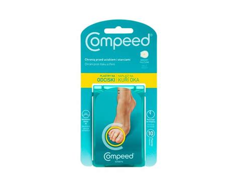 Compeed® Plastry Nawilżające Na Odciski średnie Ulotka Dawkowanie