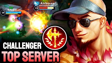 WILD RIFT LEE SIN TOP SERVER GAMEPLAY CHALLENGER RANKED YouTube