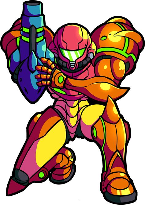 ArtStation - Metroid Stickers: Samus