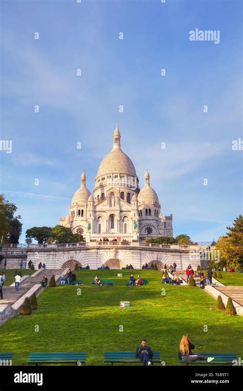 La Basilica Del Sacro Cuore Di Montmartre O Sacre Coeur Immagini E