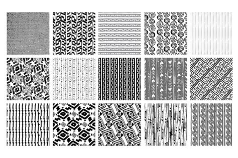 Hand Drawn Seamless Patterns Graphic By Alisared Creative Fabrica