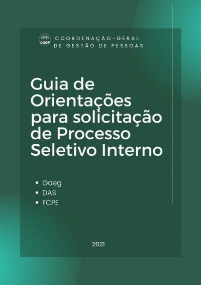 Guia Processo Seletivo Interno