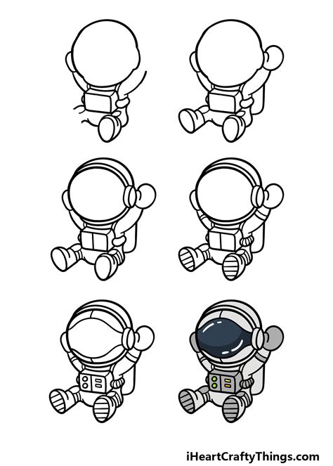 astronaut drawing easy