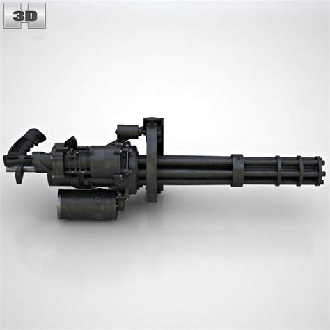 M134 Minigun Modèle 3d Armes On Hum3d