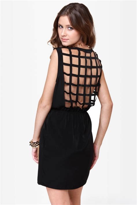 Sexy Cutout Dress Black Dress Backless Dress 42 00 Lulus