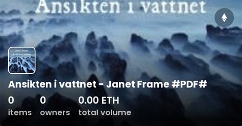 Ansikten I Vattnet Janet Frame PDF Collection OpenSea