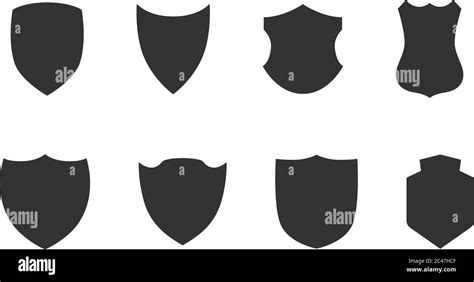 Military Badge Shapes Clipart