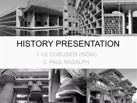 Brutalism - Le Corbusier and Paul Rudolph | PPT