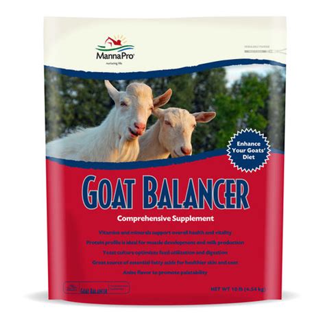 Complément alimentaire pour animaux Goat Balancer mannapro pour