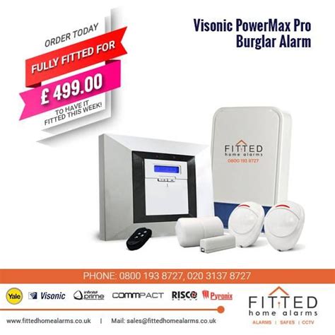 Visonic Powermax Pro Burglar Alarm Up To Offer Save