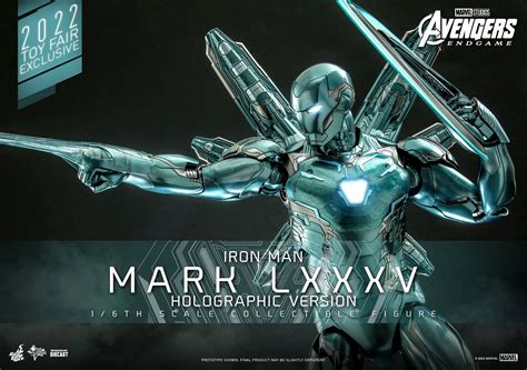 Hot Toys MMS D Avengers Endgame Iron Man Mark LXXXV Holographic Version Hot Toys
