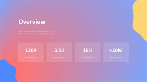 Creative Project Overview Page Template