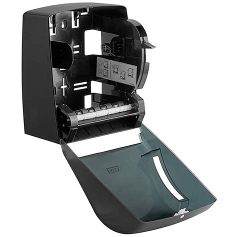 Lavex Translucent Black Lever Activated Paper Towel Dispenser