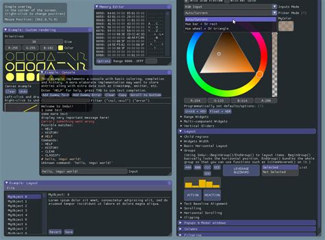 Imgui Dear ImGui Bloat Free Immediate Mode Graphical User Interface