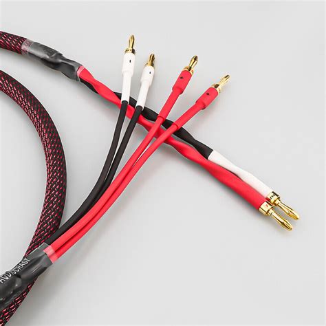 Stk Ofc Reines Kupfer Draht Zu Banana Stecker Hifi Bi Wire