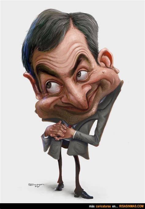 Caricatura De Mr Bean Caricature Caricature Sketch Caricature Funny