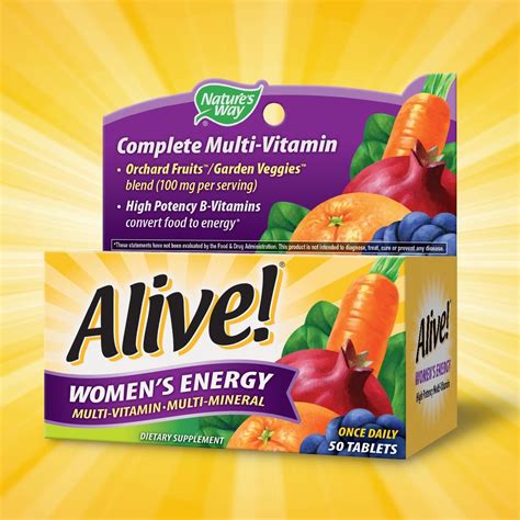 Amazon Nature S Way Alive Women S Energy Multivitamin Tablets