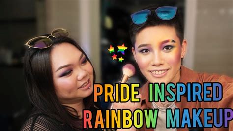 Im Coming Out Pride Inspired Rainbow Makeup By Andrea Pride Month🌈 一定要