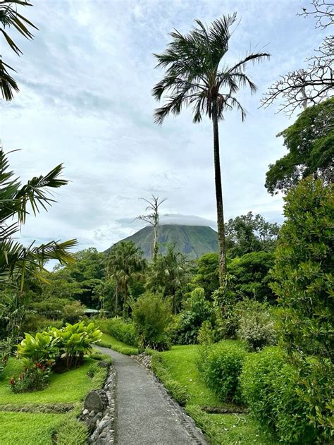 Volcano View in Costa Rica | Costa, Costa rica, Tropical landscaping