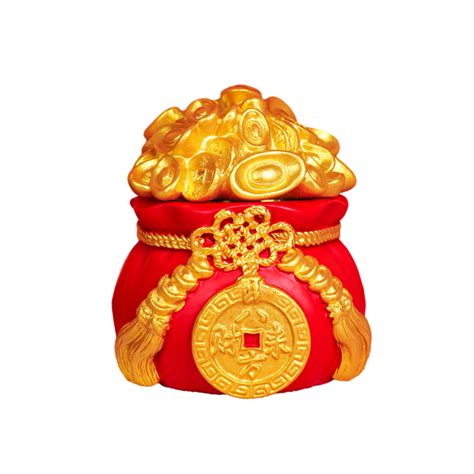 Table Decoration New Year Ornament Vibrant Chinese Lucky Money Ingot