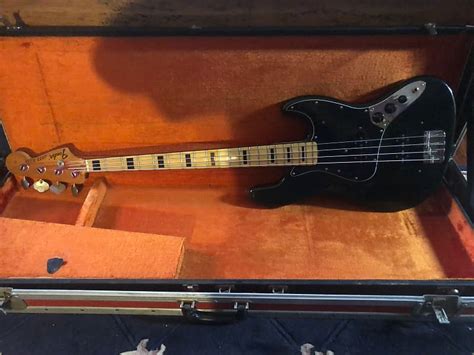 Fender Jazz Bass 1972 Black Reverb