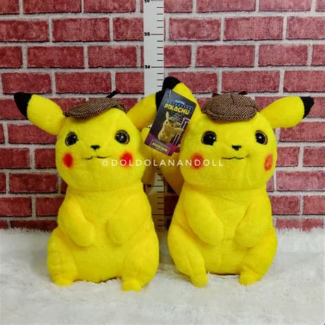 Jual Boneka Pikachu Detective Pokemon New Tag Shopee Indonesia