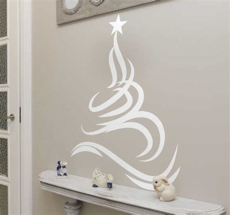 Christmas tree christmas wall sticker - TenStickers