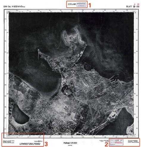 1:25,000 Orthophoto Map, “ Reichskommissariat Ostland – Generalbezirk... | Download Scientific ...