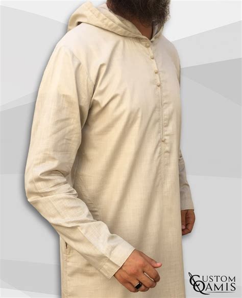Djellaba | Djalabiya fabric Linen beige