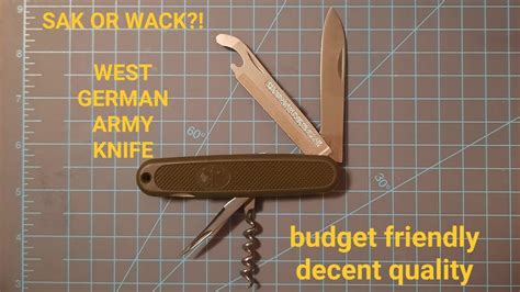 SAK OR WACK SMKW West German Bundeswehr Knife Budget Army Knife