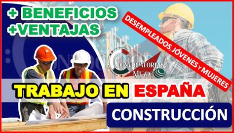 ≫ Trabajos En España En Construcción 2023 2024 ️【 Enero 2025】