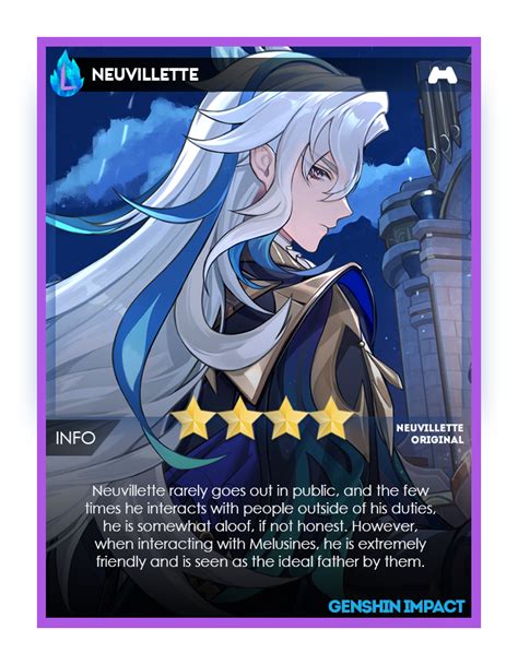 Neuvillette Shoob Card Game Shoobgg