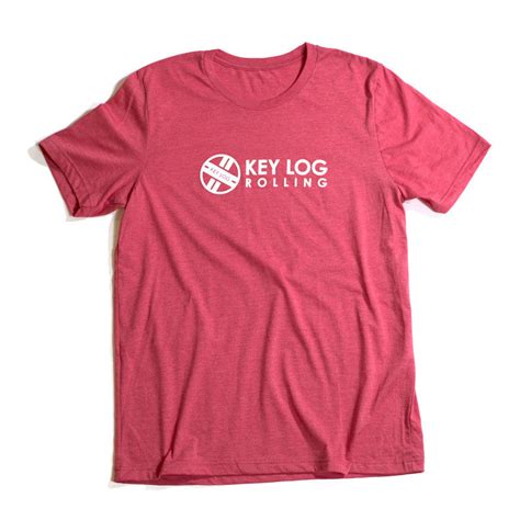 Signature Red Key Log Rolling T-Shirt