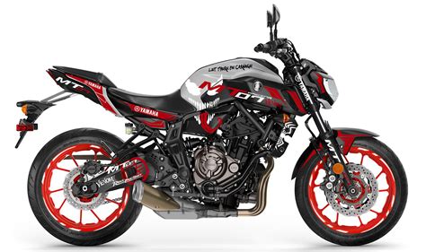 Full Graphic Vinyl Decals For Yamaha MT 07 2018 2020 Graphic Etsy UK