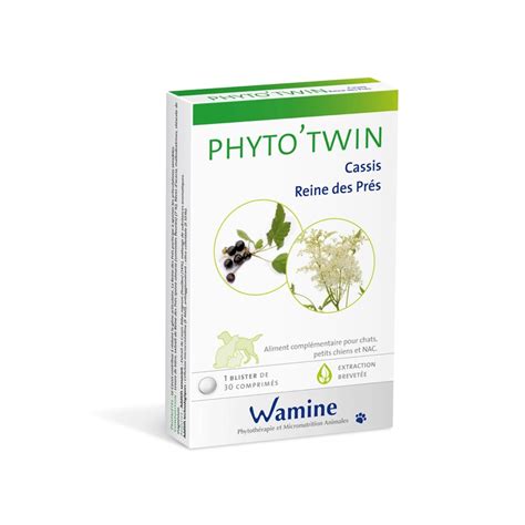 Complément PHYTO TWIN CASSIS REINE DES PRES Chien Chat et Nac Wamine