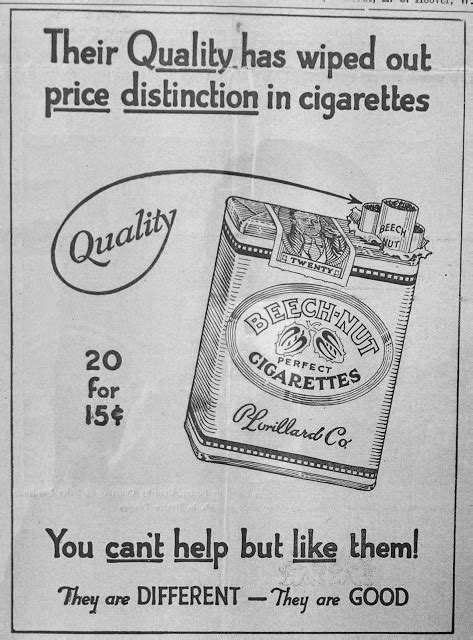 Cigarette Advertising In The 1930s Early Years The Uncommonwealth