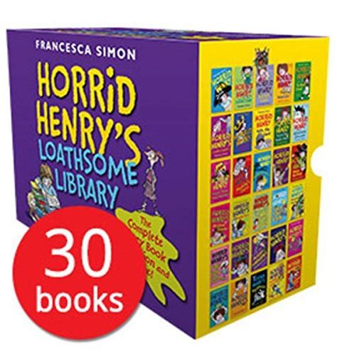 Horrid Henry S Loathsome Library Collection 30 Book Box Set Uk Francesca Simon Tony