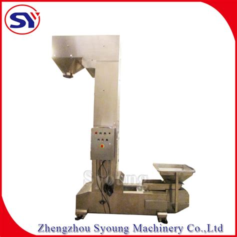 Z Style Bucket Elevator Conveyor With Plastic U Shaped Buckets China